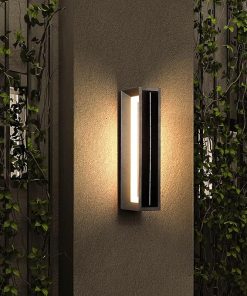Solar Outdoor Wall Light Dusk to Dawn Waterproof Fixture for Patio
