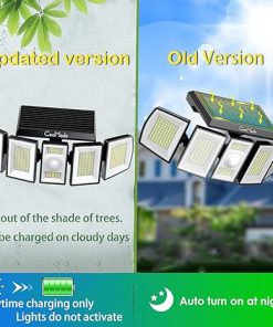 Solar Outdoor Flood Lights with Motion Sensor and Dusk to Dawn 2