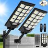 16000W Solar Street Lights 100000 Lumens Motion Sensor Flood Light 4