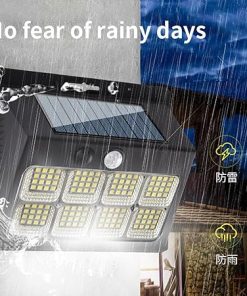 Solar Outdoor Wall Light with Motion Sensor and 3 Lighting Modes 2