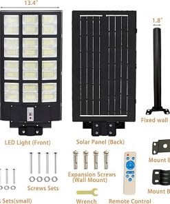 15000W Solar Street Lights 7000K Commercial Dusk to Dawn Outdoor 2