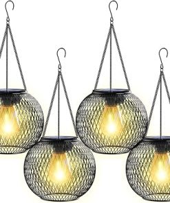 Upgraded Solar Lanterns for Outdoor Halloween and Christmas Decor