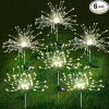 Solar Spot Lights Outdoor Waterproof 6 Pack with 3 Brightness Modes 4