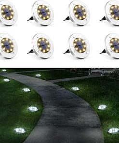 Solar Lights Outdoor 20 Pack LED Waterproof Garden Lighting Set