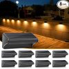 12 Pack Solar Driveway Lights Waterproof Multi-Color LED Markers 3