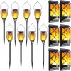 SIEDiNLAR Solar Post Lights and Barn Lights with 3 Modes and 2 Settings 4