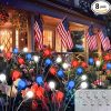 8 Pack Solar Pathway Lights Outdoor Waterproof for Garden and Yard 3