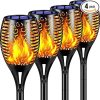SHYMERY Solar Lanterns 2 Pack 14 Inch Waterproof LED Hanging Lights 4