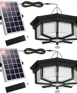 288LED Solar Shed Light Indoor Outdoor Waterproof with Remote Control