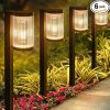Bright Waterproof Solar Pathway Lights for Garden Yard Walkway 8 Pack 4