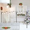 KNETE 16.4 Feet Solar Water Drop String Lights for Garden Decor 4