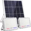 100W-500W Solar Flood Light Outdoor Remote IP67 Waterproof Dusk To Dawn