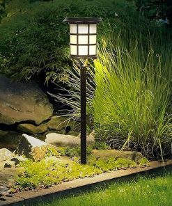 32 Inch Solar Landscape Path Light IP65 Waterproof Outdoor Lamp