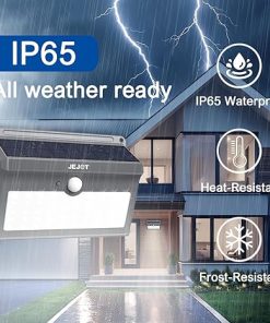 Solar Motion Lights Outdoor Waterproof 6 Pack Super Bright 270 Degree 2