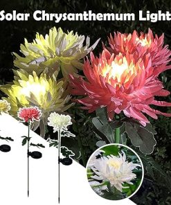 Flower LED Solar Lights for Garden Yard Patio Decorations and Ornaments 2