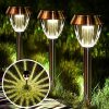 Purple Solar Tiki Torches Halloween Decorations for Outdoor Use 4