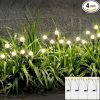 2PCS Outdoor Solar Motion Sensor Lights for Front Door Waterproof 3
