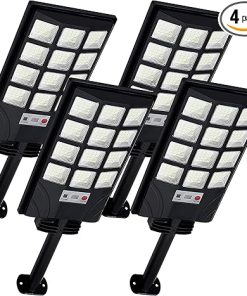 Outdoor Solar Lights IP66 Waterproof Motion Sensor Flood Light 4PACK