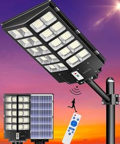 Solar Street Lights 520000LM Outdoor IP67 Motion Sensor LED Lamp