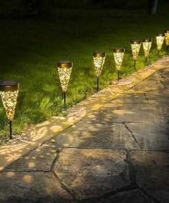 8-Pack Solar Dragonfly Pathway Lights for Outdoor Garden Decor 2