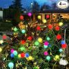 Solar Deck Lights 16 Pack and Solar Fence Lights for Outdoor Use 4