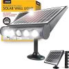 Solar-Powered 100 Warm White Fairy Lights 4-Pack by Pure Garden 4