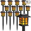 Solar Dock Marine Lights 12 Pack Outdoor LED Waterproof Pathway Markers 3