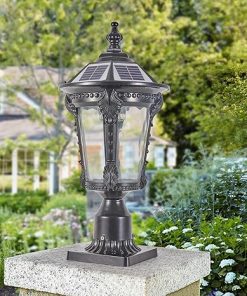 Upgrade Your Outdoor Space with Retro Dimmable Solar LED Lights 2
