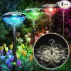 Solar Pathway Lights 8 Pack for Outdoor Garden with 3 Modes