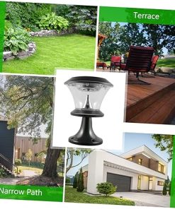 Waterproof Solar Garden Lamp Easy Install Durable Safe Lighting Outdoor 2