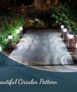 Morvat Solar Pathway Lights 8-Pack Auto On Off LED Waterproof Outdoor 2