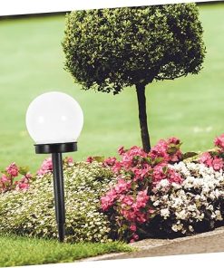 Waterproof Solar Lawn Lamp 2 Sets Easy Install Ground Plug Lights 2