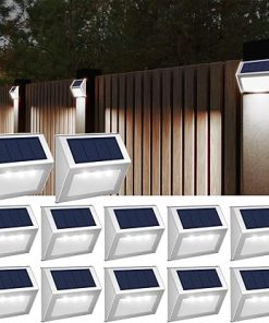 JSOT Solar Lights for Fences and Gardens, Outdoor Lanterns and Lamps 2