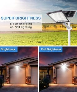 300W LED Solar Flood Light 24000 Lumens IP66 Waterproof Outdoor Security 2