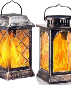 Flickering Flame Solar Torches for Garden Patio Yard Lighting