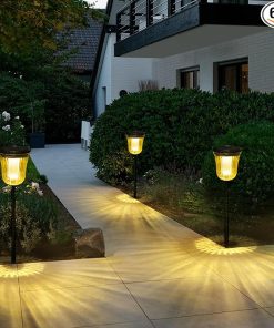 Super Bright Solar Pathway Lights 6 Pack for Yard Outdoor Use