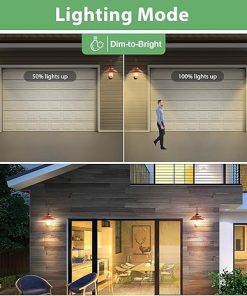 Outdoor Solar Gooseneck Lights with Motion Sensor and LED Bulbs 2