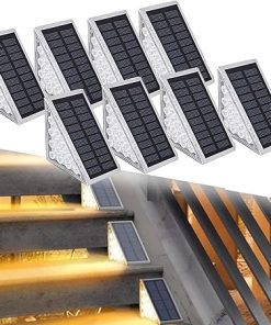 LED Solar Waterproof Triangle Deck Lights for Outdoor Pathways