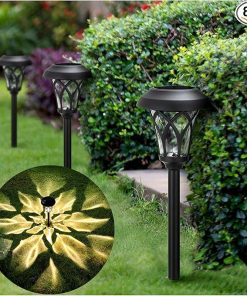 Beau Jardin Solar Pathway Lights 8 Pack Outdoor Waterproof 25 Lumen