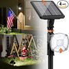 Outdoor Solar Spotlights IP67 Waterproof LED Floodlight, 4 Pack