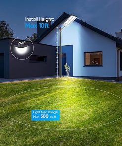 2025 Outdoor Solar Street Lights 6500K 20000LM with Motion Sensor 2