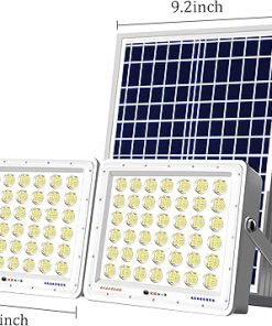 100W-500W Solar Flood Light Outdoor Remote IP67 Waterproof Dusk To Dawn 2