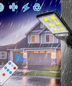 Outdoor Solar Motion Sensor Lights 9000 Lumens Waterproof 3 Modes 2