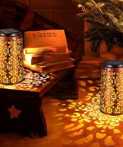 Outdoor Solar Lanterns for Patio Garden Decorative Lights 6 Pack 2