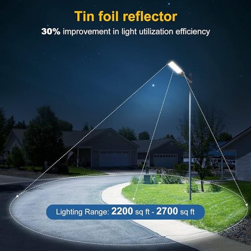 8000W Solar Street Lights Outdoor Waterproof LED Motion Sensor Light - Image 2
