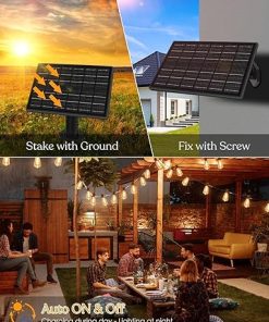 100 FT Solar String Lights Waterproof with Remote and USB Port 2