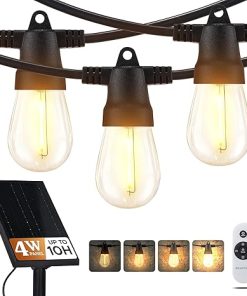 Brightech Ambience Pro 48Ft Solar String Lights with Remote Control