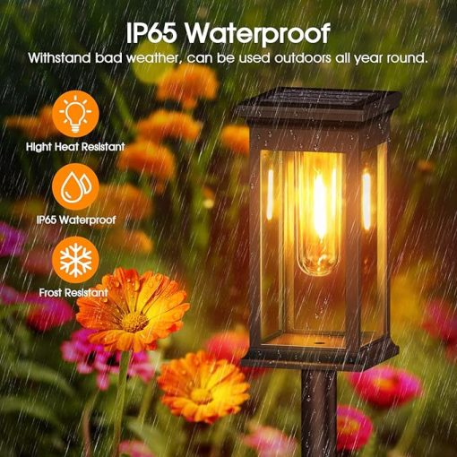 KOOPER 8 Pack Solar Pathway Lights Waterproof Auto On Off for Outdoors - Image 2