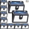 12 Pack Waterproof 4×4 Solar Post Cap Lights with Dual Light Modes 4