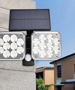 2PCS Outdoor Solar Motion Sensor Lights for Front Door Waterproof